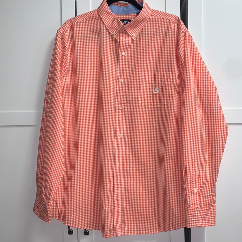 Chaps Button Up Shirt Size Extra Large - image 1